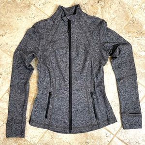 Lululemon Define Jacket Luon Size 8 Heathered Black